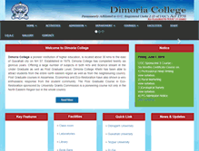 Tablet Screenshot of dimoriacollege.org